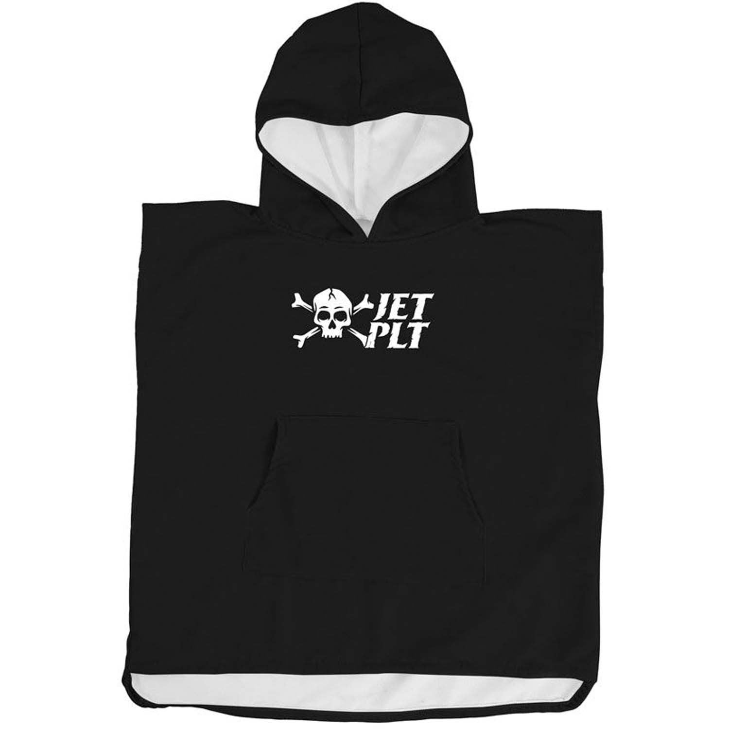 2025 JETPILOT YOUTH HOODED TOWEL - BLACK