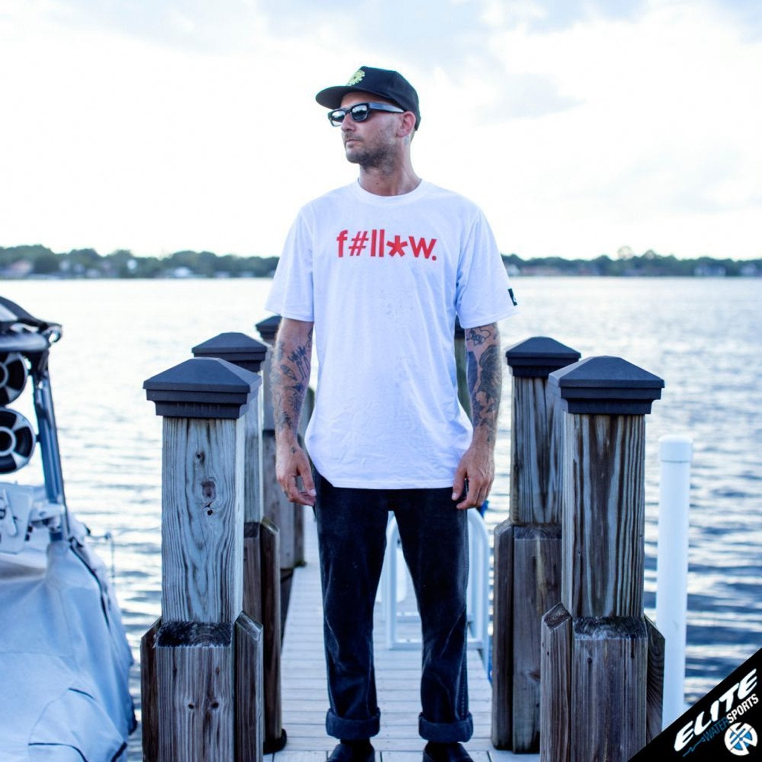 2023 FOLLOW F#*FED MENS TEE - WHITE