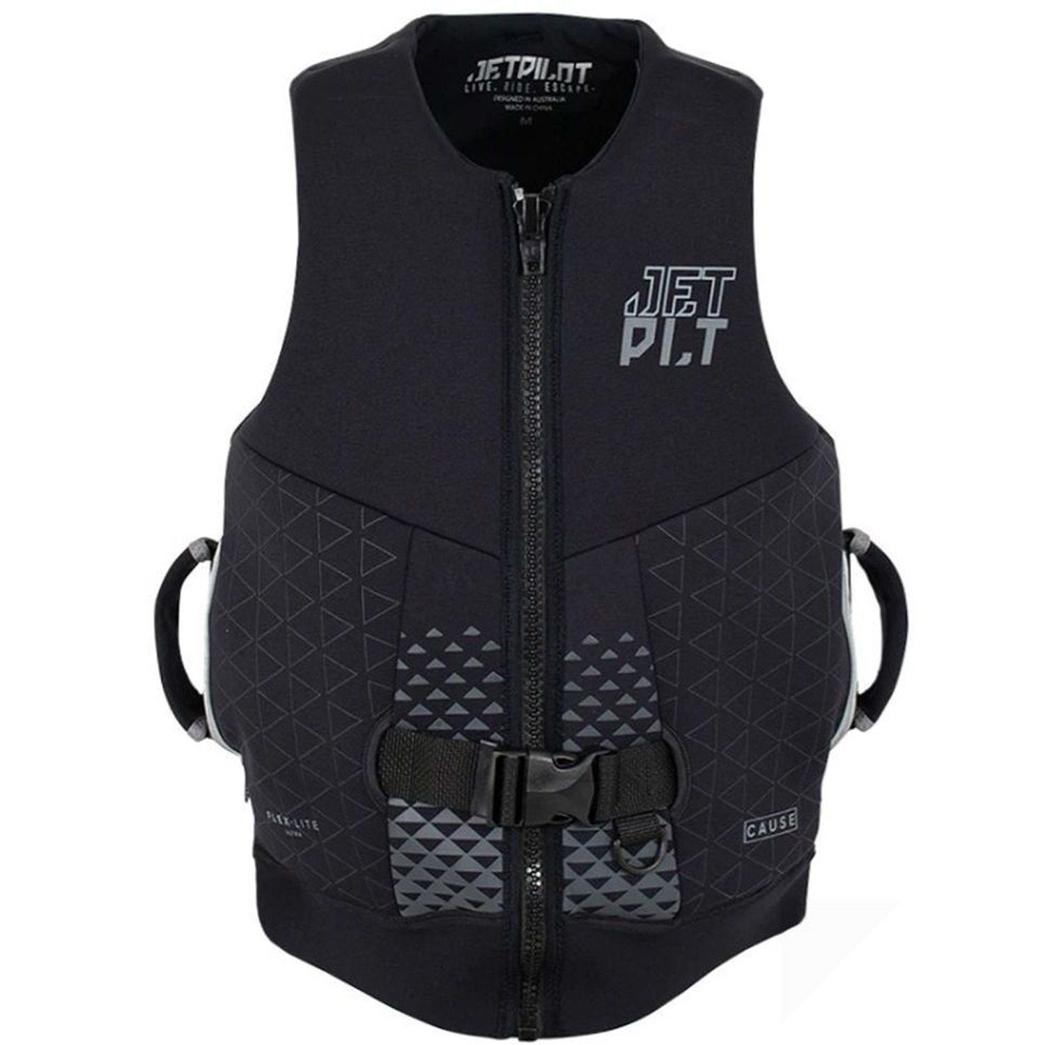 2024 JETPILOT CAUSE SUPERGRIP VEST  - BLACK