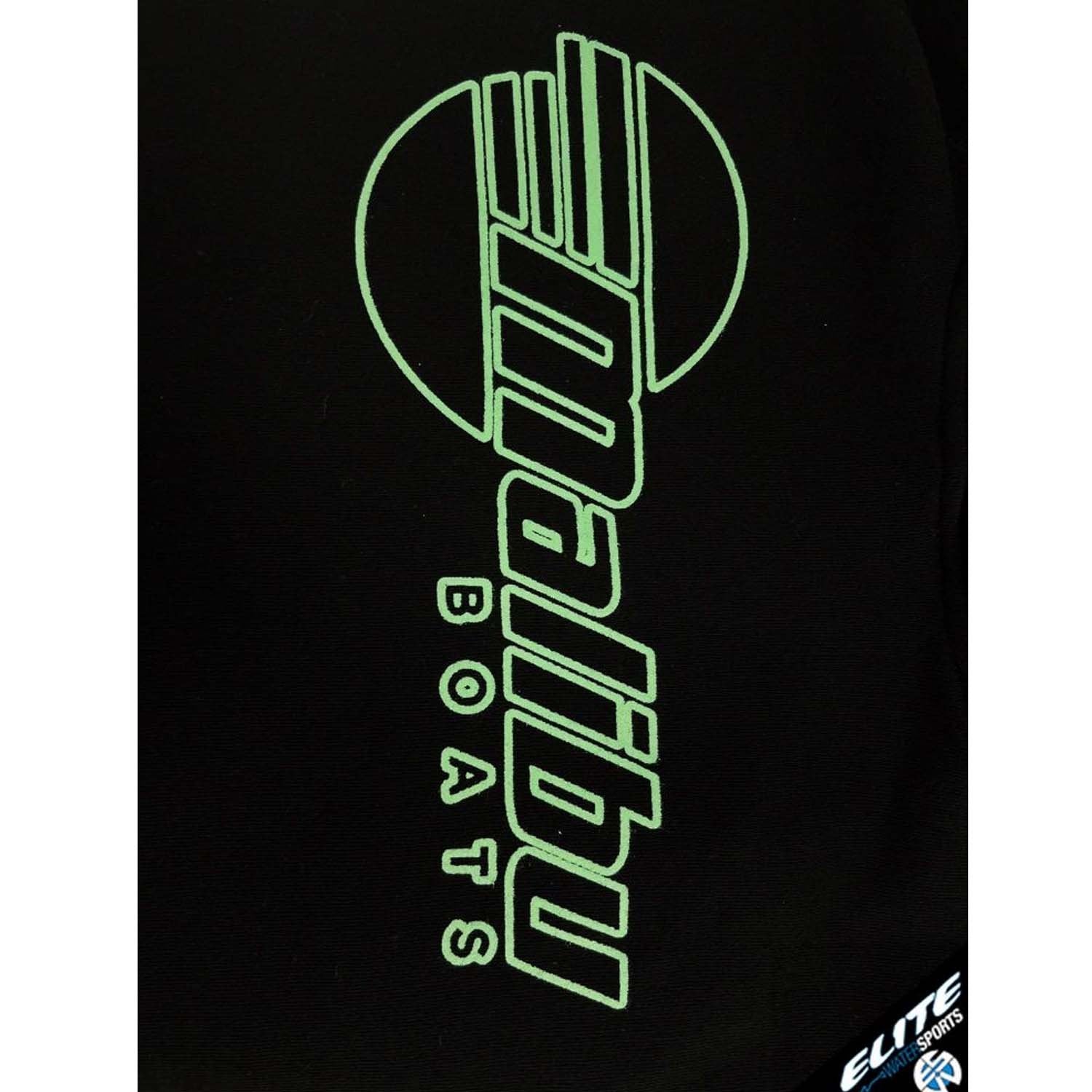 MALIBU/ELITE STENCIL WOMENS HOODIES - AQUA GREEN