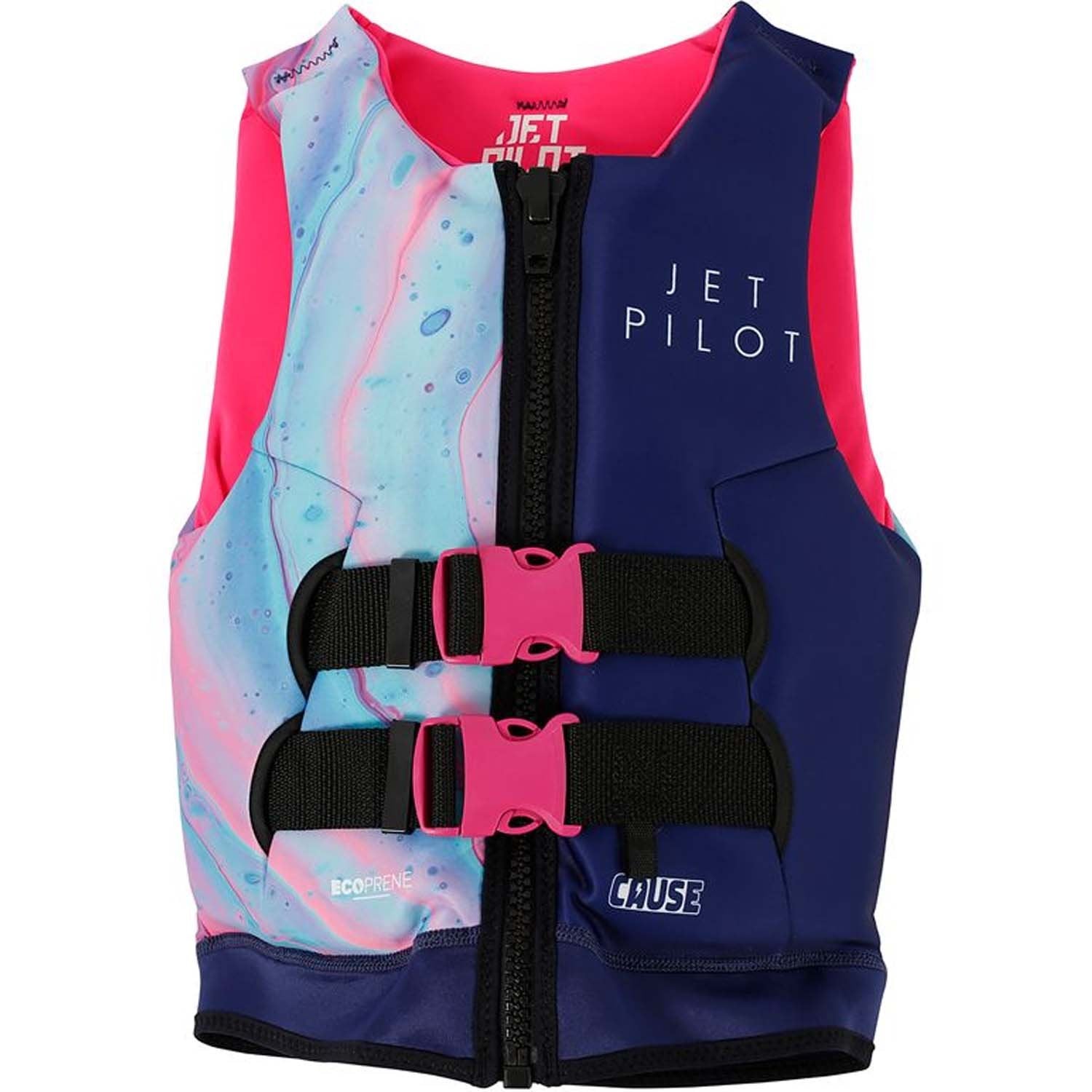 2025 JETPILOT CAUSE GIRLS YOUTH ECO VEST - FAIRY FLOSS