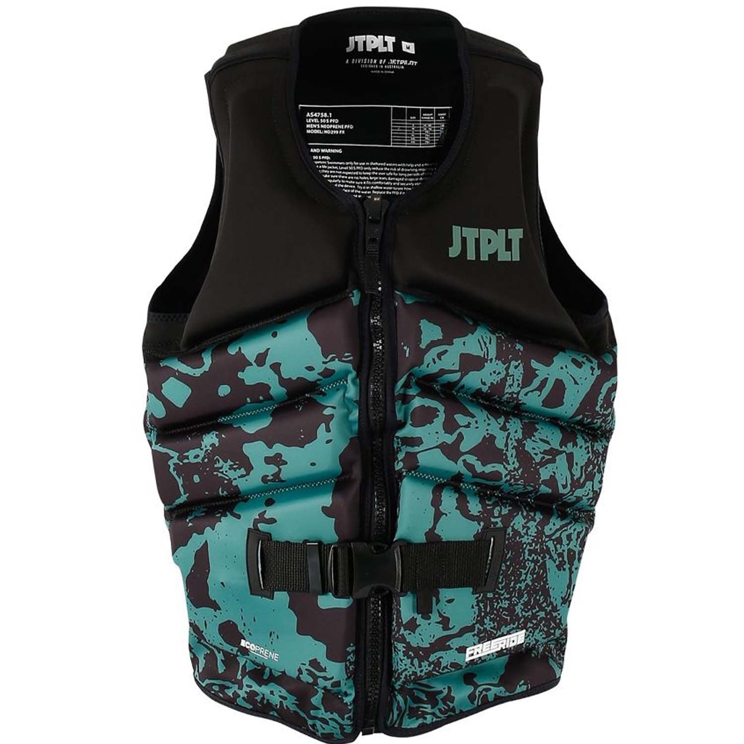 2025 JETPILOT FREERIDE ECO VEST - GREEN