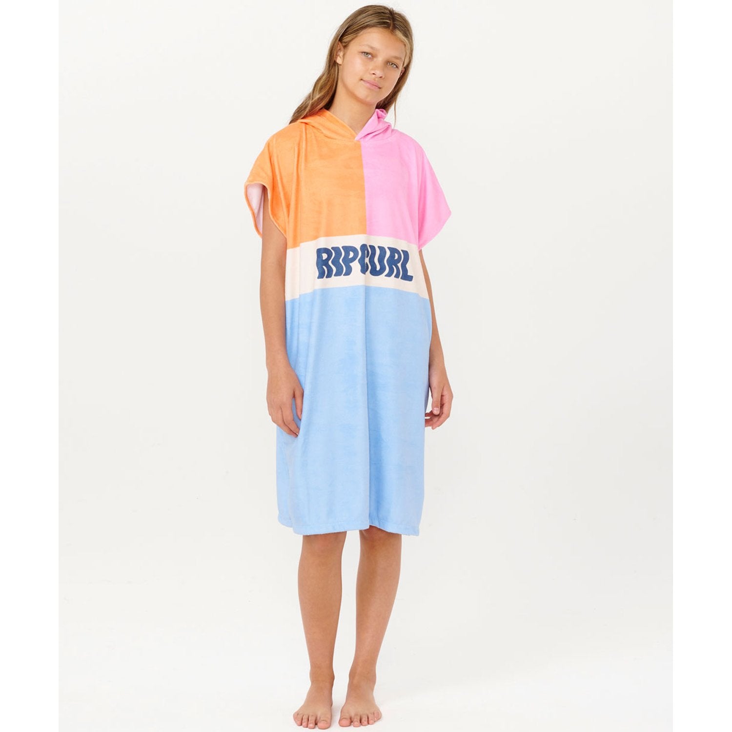 RIPCURL GIRLS HOODED TOWEL - MULTI