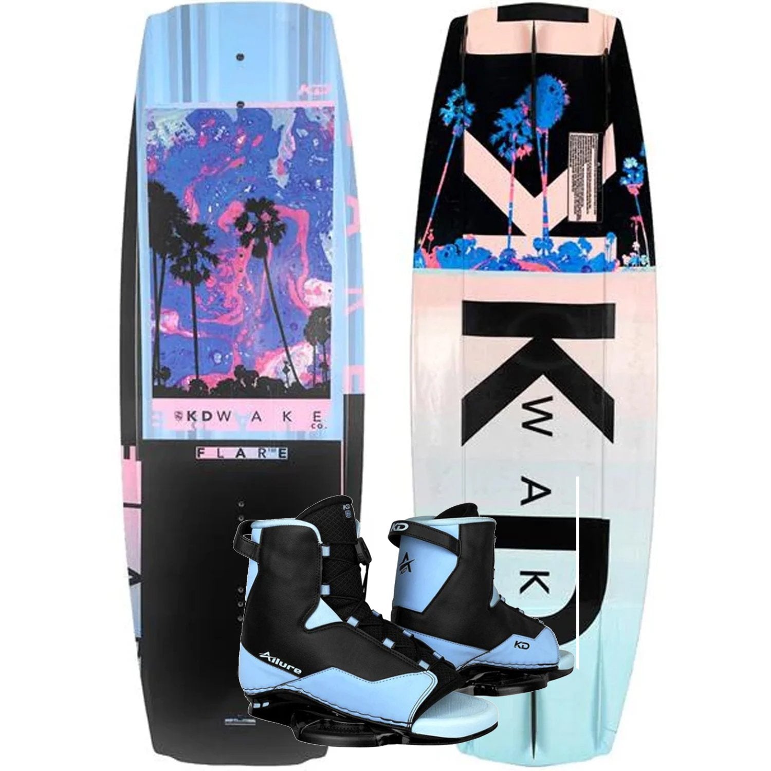 2025 KD FLARE WAKEBOARD W/ ALLURE BOOTS