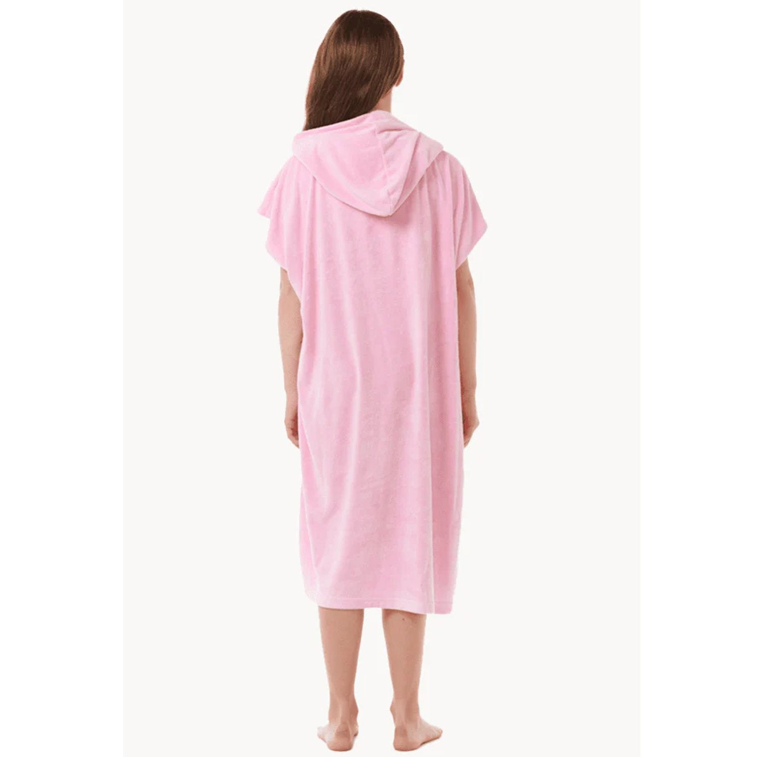 RIPCURL GIRLS CLASSIC SURF HOODED TOWEL - PINK