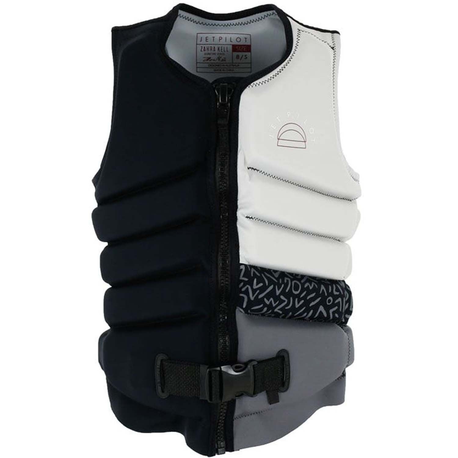 2025 JETPILOT ZAHRA X1 LADIES VEST - BLACK