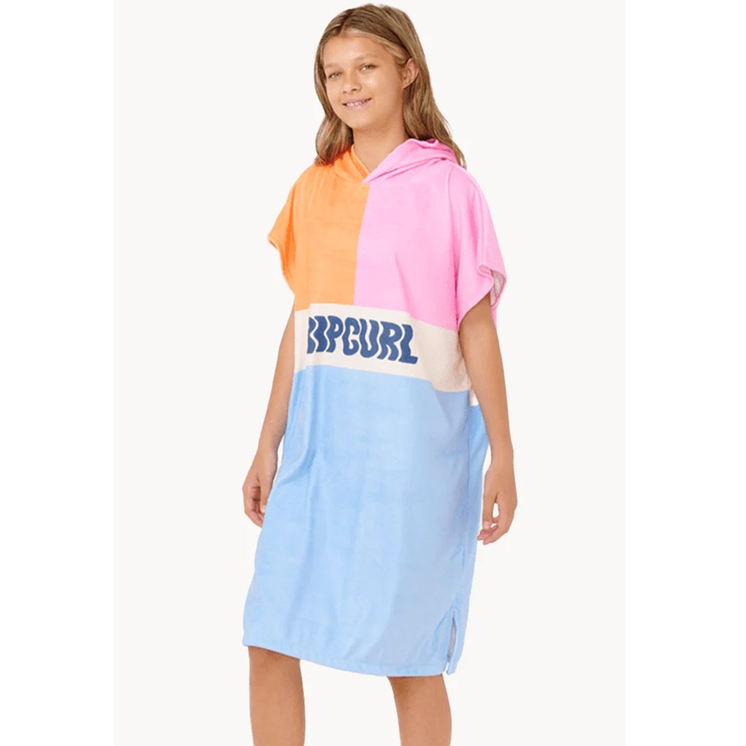 RIPCURL GIRLS HOODED TOWEL - MULTI