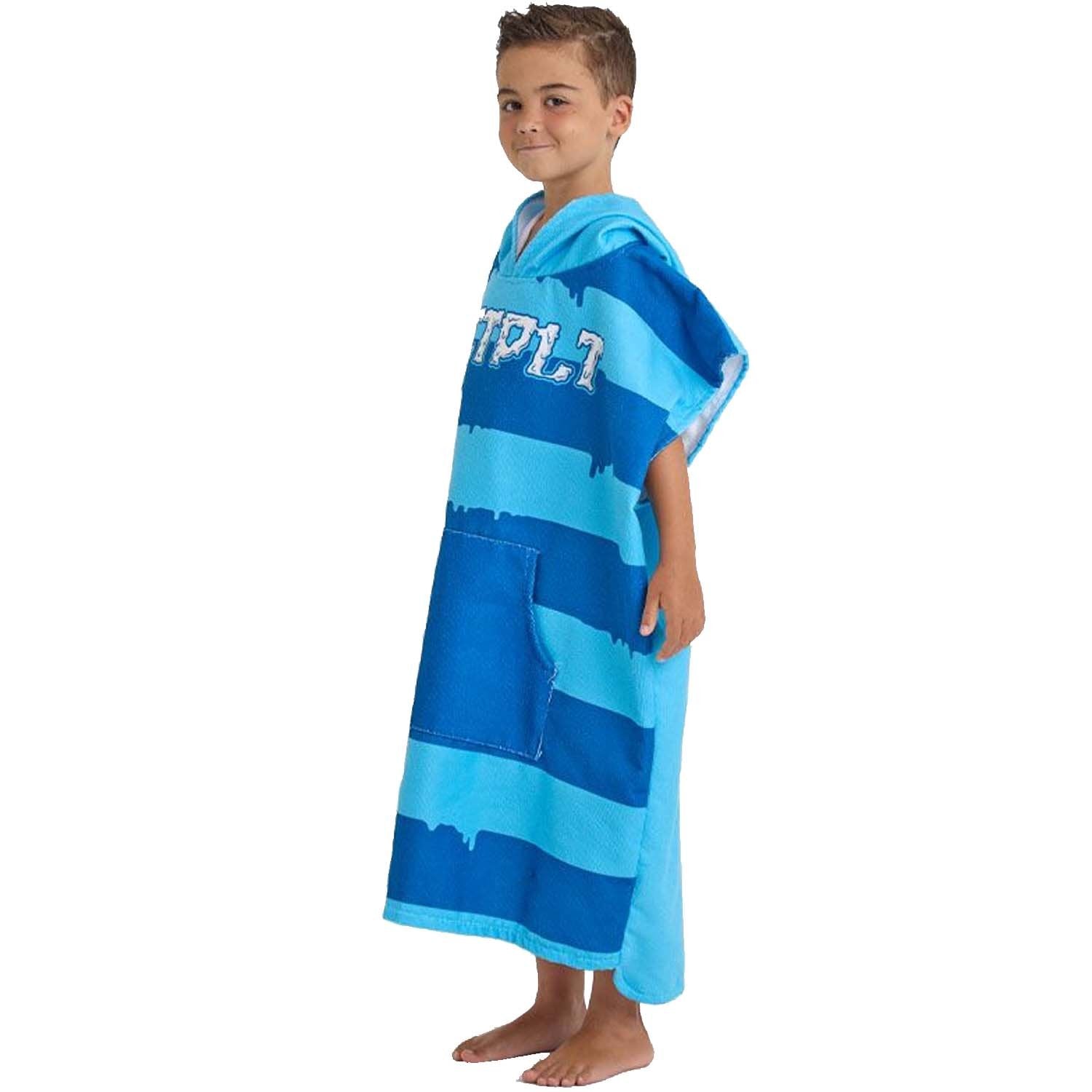 2025 JETPILOT YOUTH HOODED TOWEL - BLUE