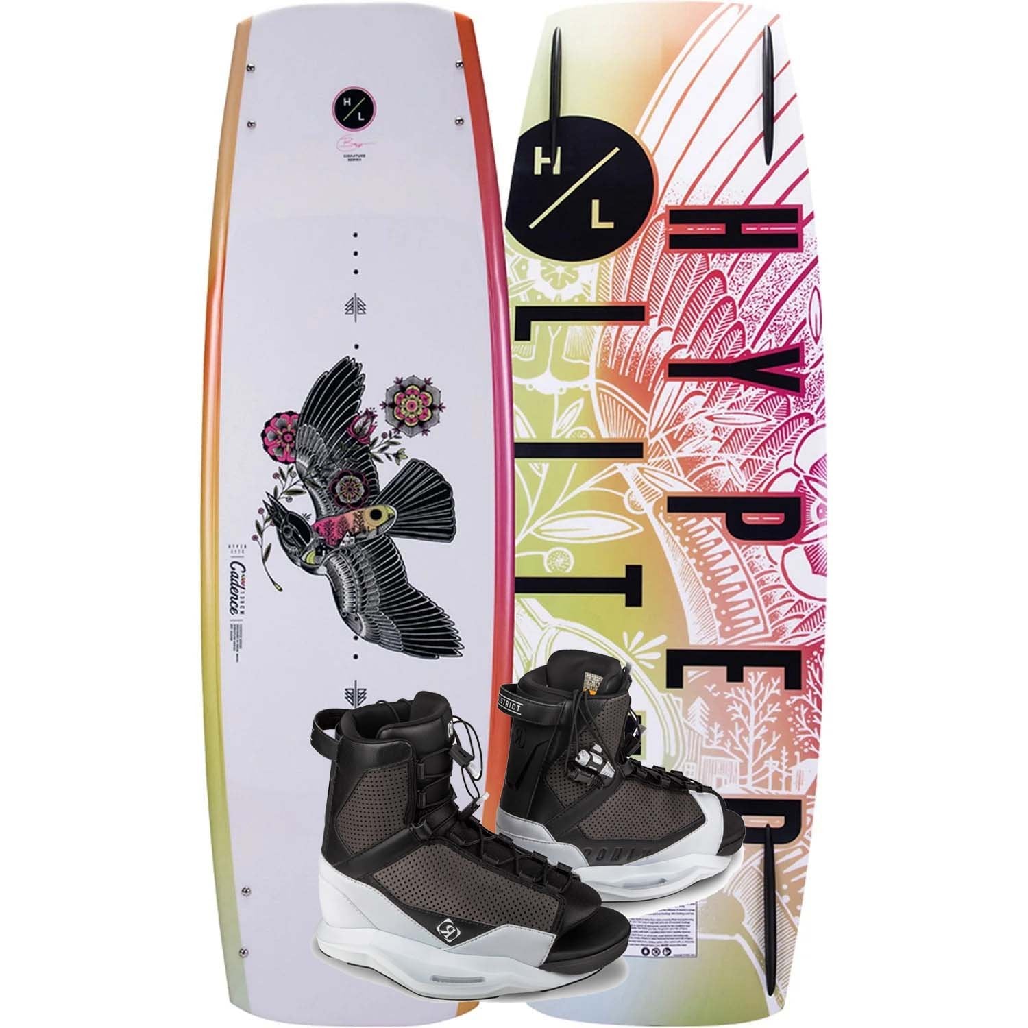 2024 HYPERLITE CADENCE WAKEBOARD W/ DISTRICT BOOTS