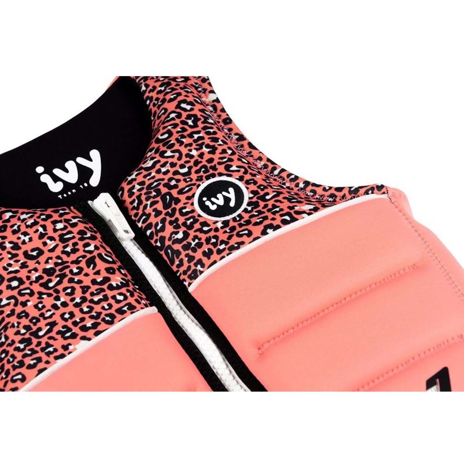 2025 IVY TEEN SAVANNAH VEST - NEON PEACH