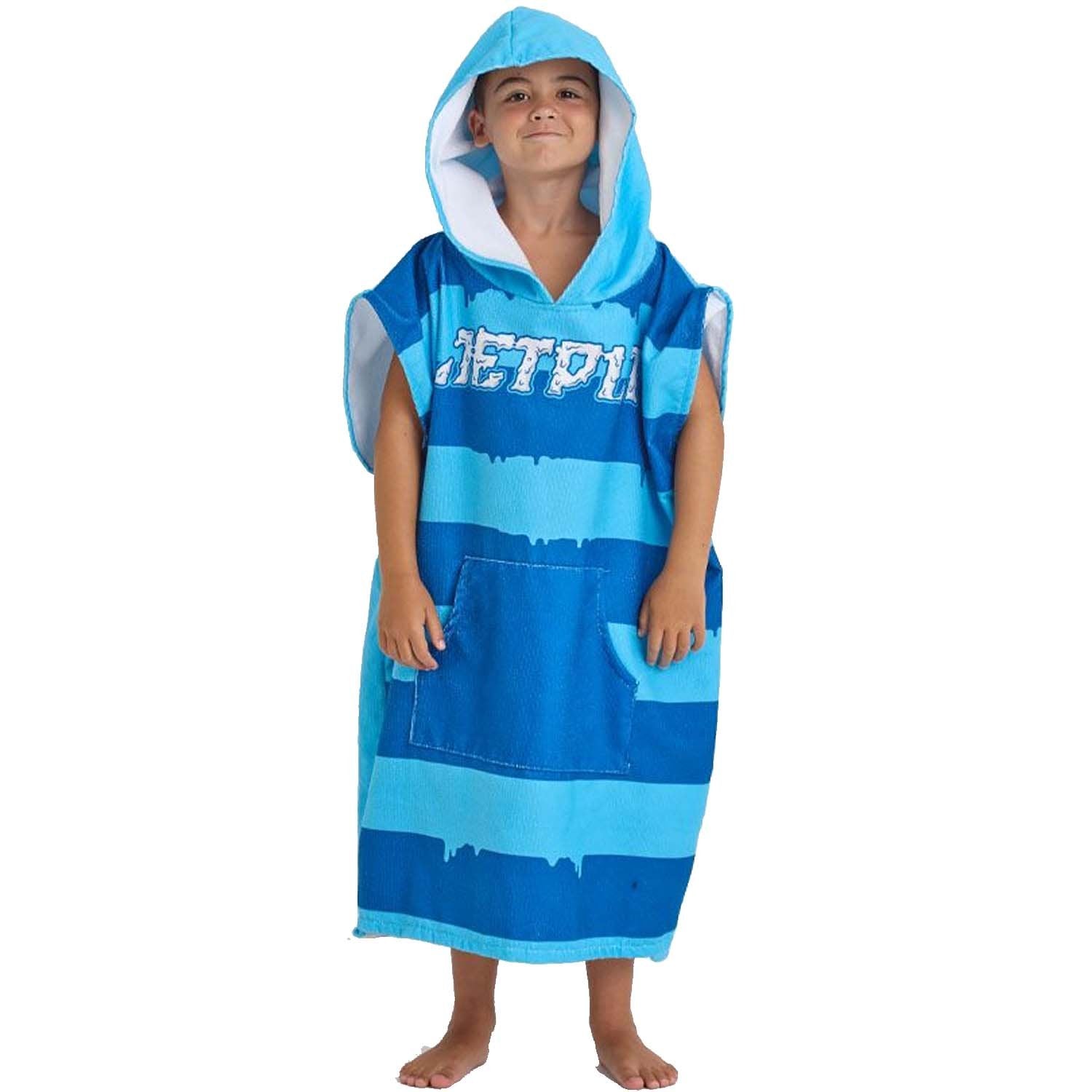 2025 JETPILOT YOUTH HOODED TOWEL - BLUE