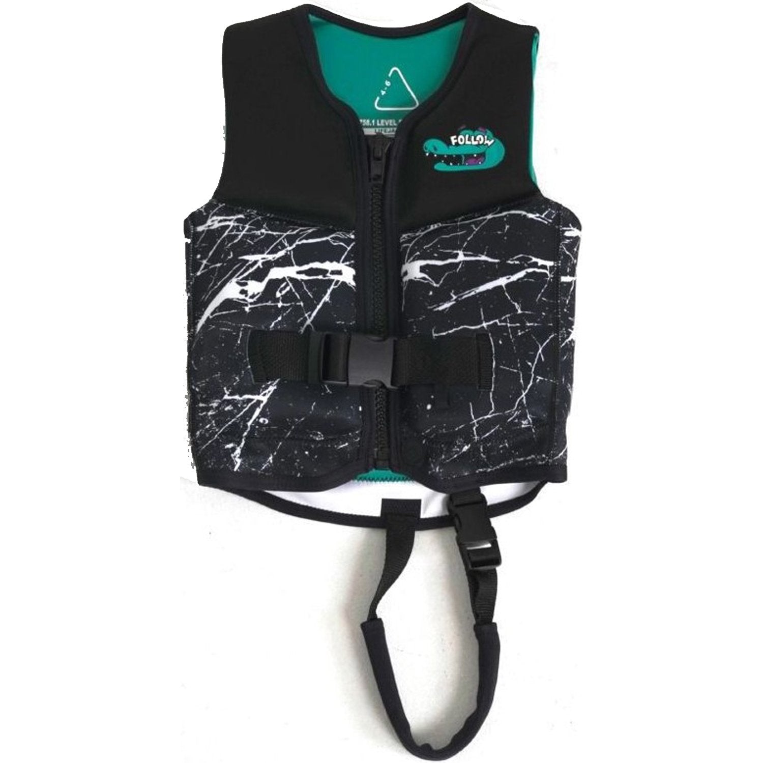 2024 FOLLOW GROMMY INFANT VEST - BLACK/WHITE