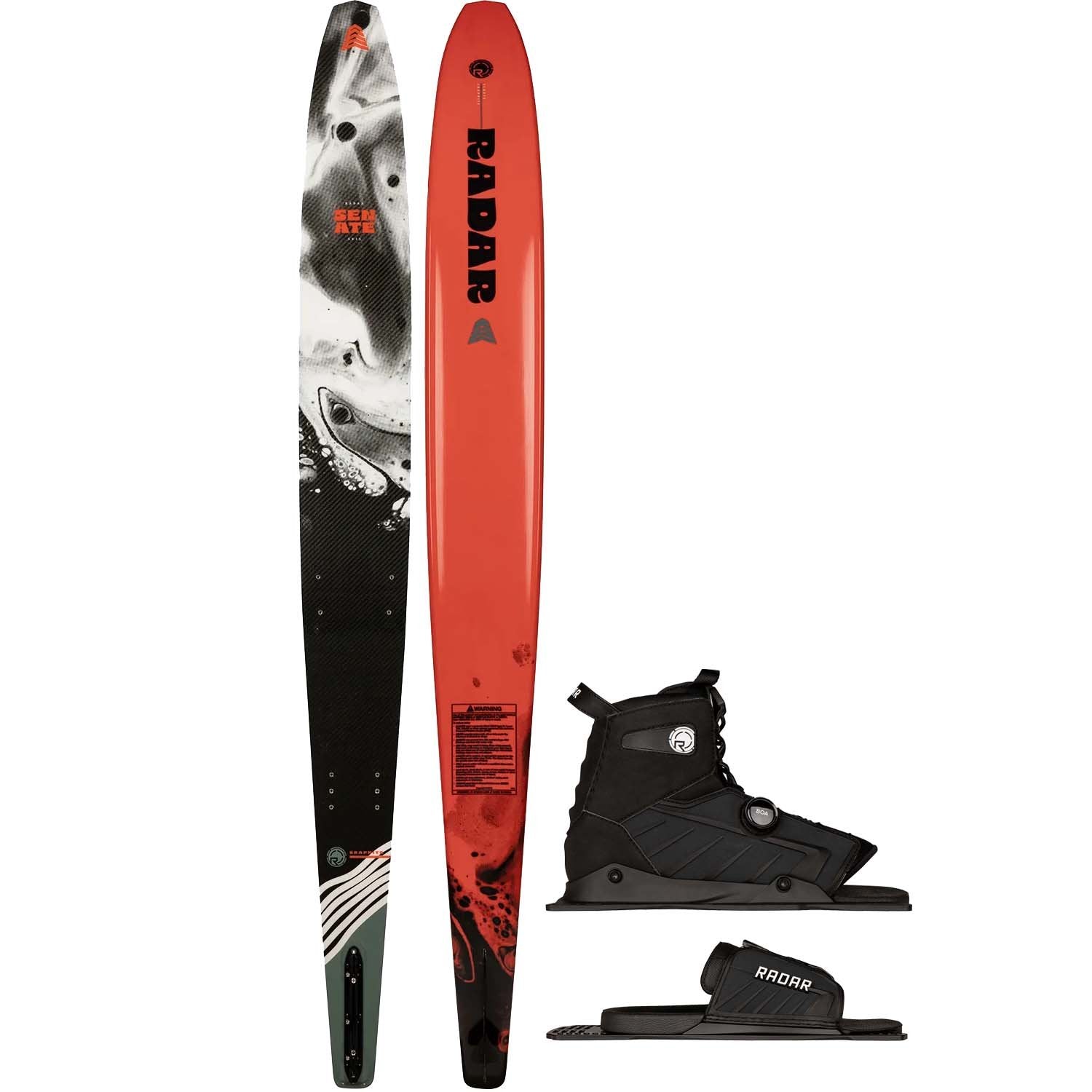 2025 RADAR SENATE GRAPHITE SKI W/ VECTOR BOA BOOT & RTP