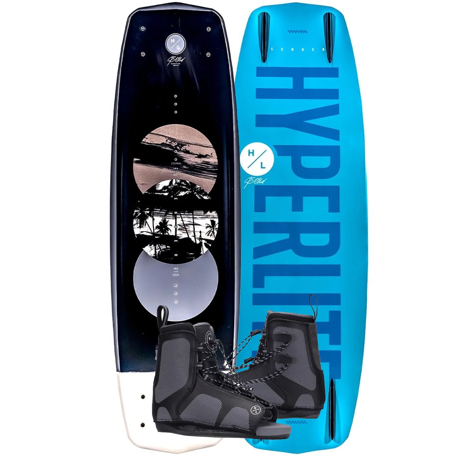 2025 HYPERLITE SENDER WAKEBOARD W/ REMIX BOOTS